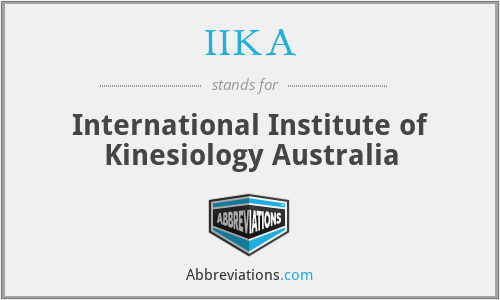 IIKA - International Institute of Kinesiology Australia