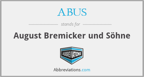 ABUS - August Bremicker und Söhne