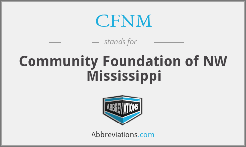 CFNM - Community Foundation of NW Mississippi