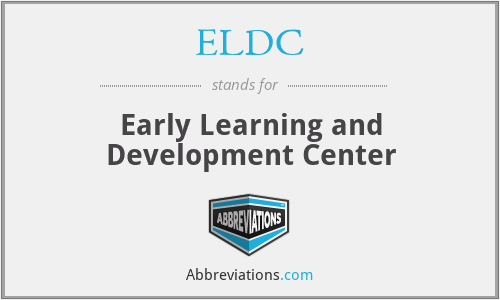 ELDC - Early Learning and Development Center
