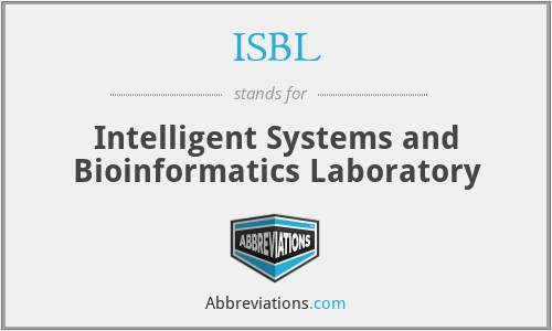 ISBL - Intelligent Systems and Bioinformatics Laboratory