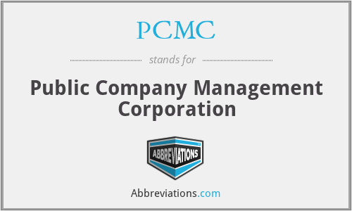 PCMC - Public Company Management Corporation