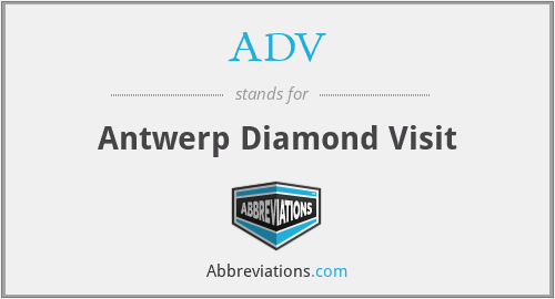 ADV - Antwerp Diamond Visit