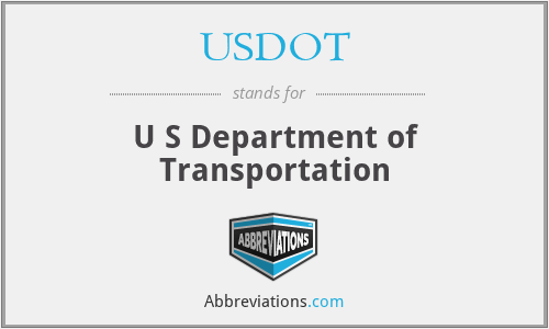 USDOT - U S Department of Transportation