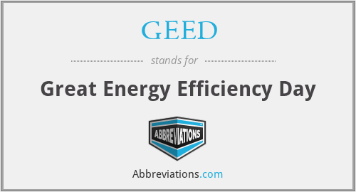 GEED - Great Energy Efficiency Day