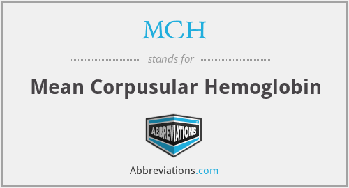 MCH - Mean Corpusular Hemoglobin