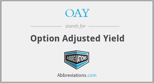OAY - Option Adjusted Yield