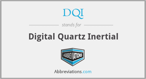 DQI - Digital Quartz Inertial