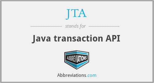 JTA - Java transaction API