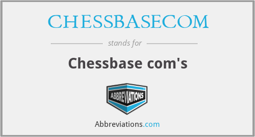 CHESSBASECOM - Chessbase com's
