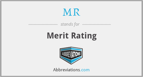 MR - Merit Rating