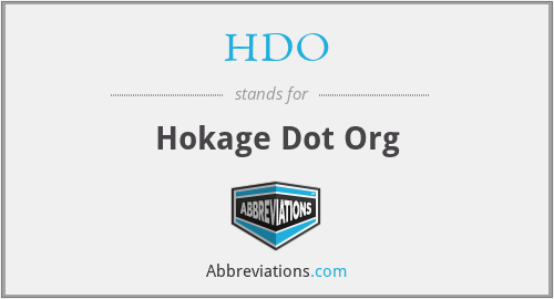 HDO - Hokage Dot Org