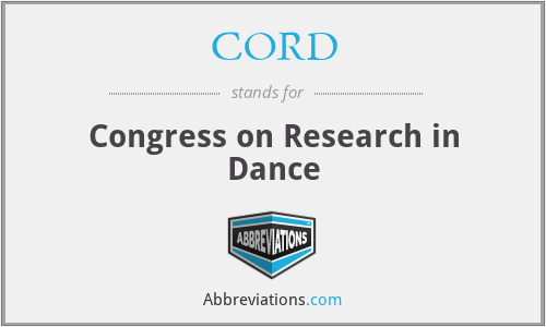 CORD - Congress on Research in Dance