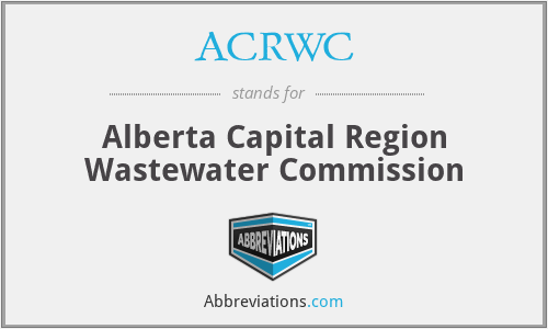 ACRWC - Alberta Capital Region Wastewater Commission