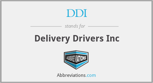 DDI - Delivery Drivers Inc