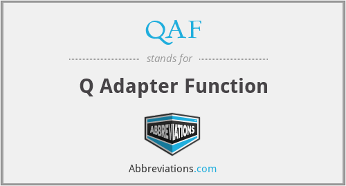 QAF - Q Adapter Function