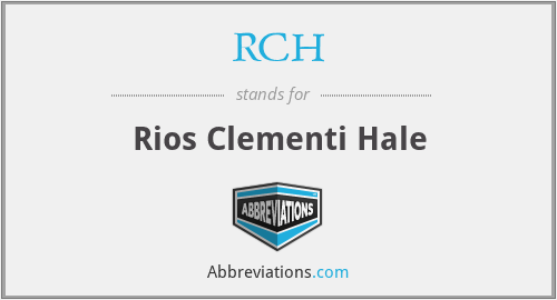 RCH - Rios Clementi Hale