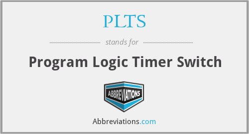 PLTS - Program Logic Timer Switch
