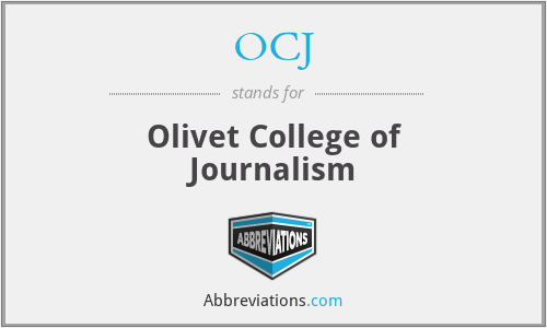 OCJ - Olivet College of Journalism