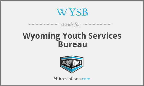 WYSB - Wyoming Youth Services Bureau