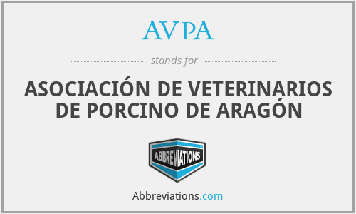 AVPA - ASOCIACIÓN DE VETERINARIOS DE PORCINO DE ARAGÓN