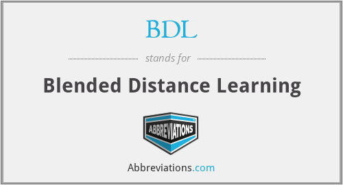 BDL - Blended Distance Learning