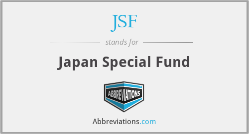 JSF - Japan Special Fund