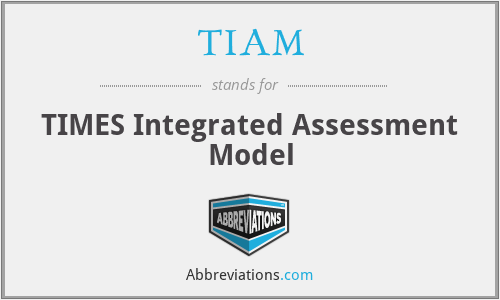 TIAM - TIMES Integrated Assessment Model