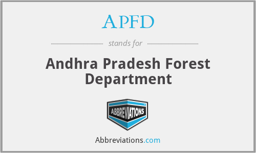APFD - Andhra Pradesh Forest Department