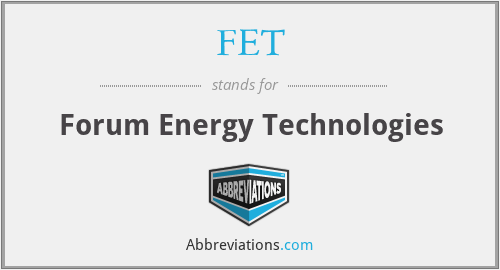 FET - Forum Energy Technologies