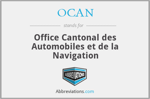 OCAN - Office Cantonal des Automobiles et de la Navigation