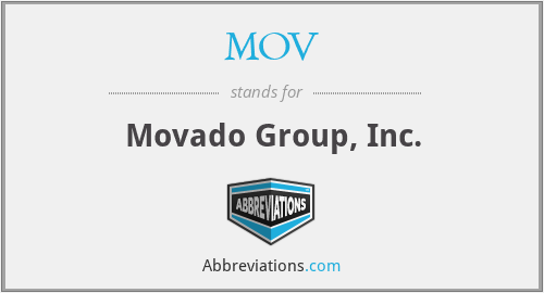 MOV - Movado Group, Inc.