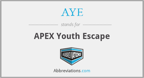 AYE - APEX Youth Escape