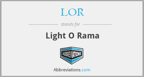 LOR - Light O Rama