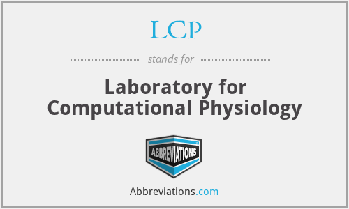 LCP - Laboratory for Computational Physiology