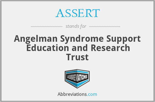 ASSERT - Angelman Syndrome Support Education and Research Trust