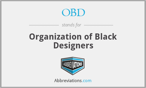 OBD - Organization of Black Designers