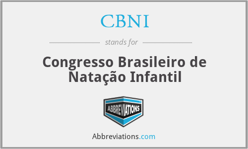 CBNI - Congresso Brasileiro de Natação Infantil