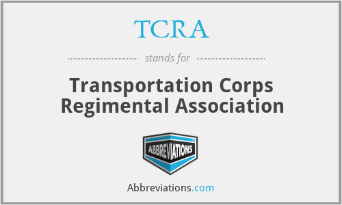 TCRA - Transportation Corps Regimental Association