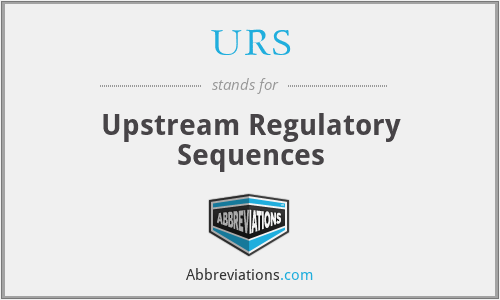URS - Upstream Regulatory Sequences