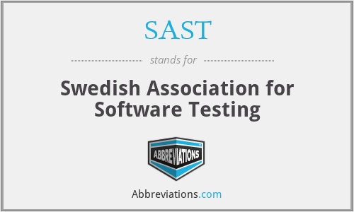 SAST - Swedish Association for Software Testing