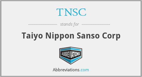 TNSC - Taiyo Nippon Sanso Corp