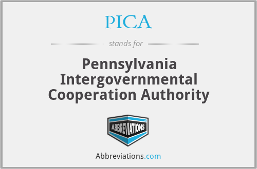 PICA - Pennsylvania Intergovernmental Cooperation Authority