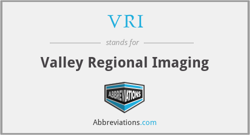VRI - Valley Regional Imaging