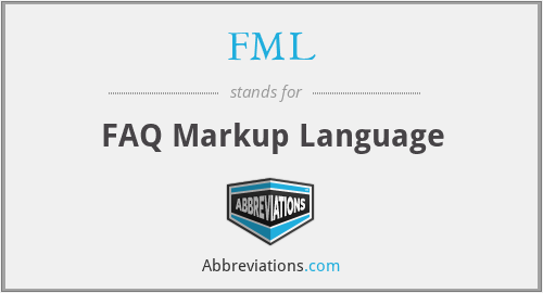 FML - FAQ Markup Language