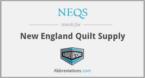 NEQS - New England Quilt Supply