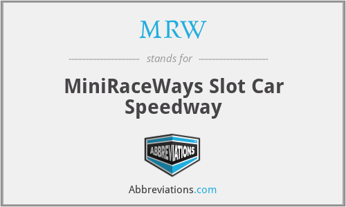 MRW - MiniRaceWays Slot Car Speedway