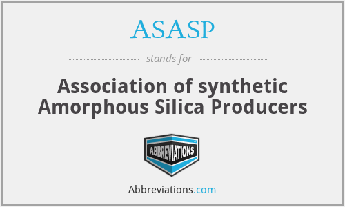 ASASP - Association of synthetic Amorphous Silica Producers