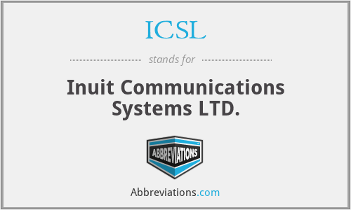 ICSL - Inuit Communications Systems LTD.