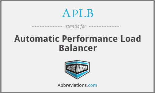 APLB - Automatic Performance Load Balancer